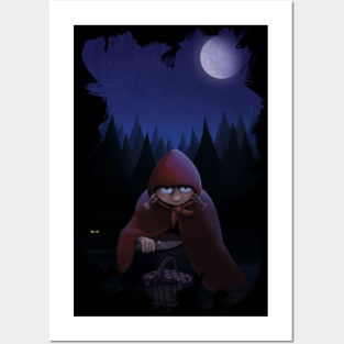 Bad Little red riding hood Posters and Art